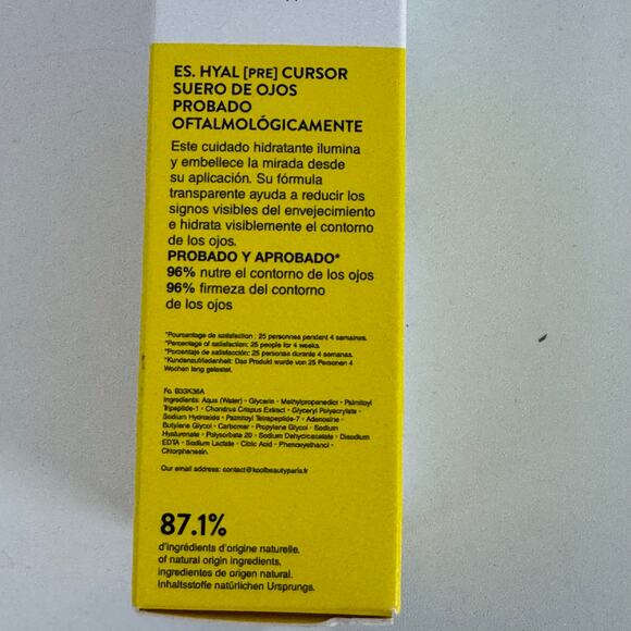 Kool Beauty HYAL [PRE] CURSOR EYE SERUMEYES ONLY .45 Oz - Picture 3 of 4